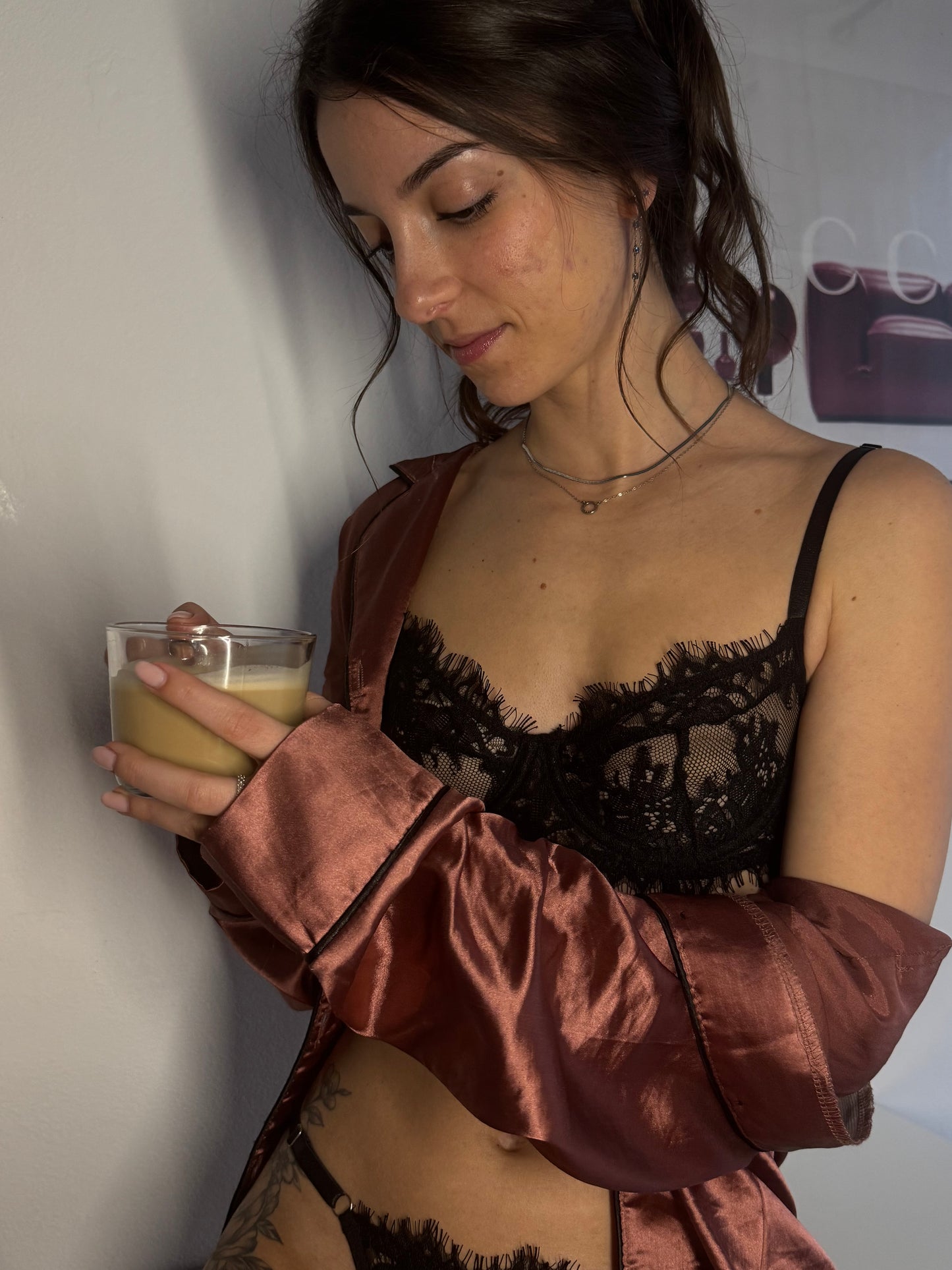 COME MAMMA TI HA FATTA - Completo intimo in pizzo